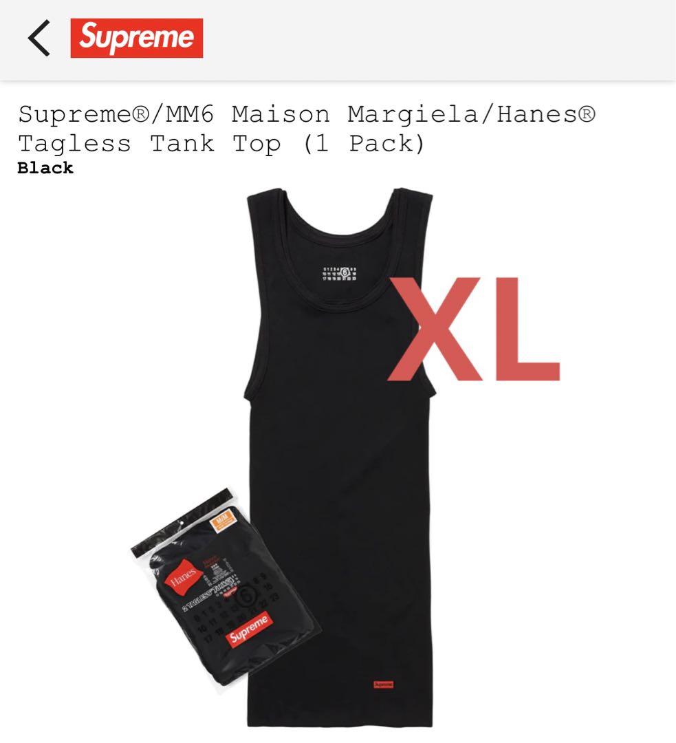 トップス Supreme  MM6 Hanes  Tank Top (1 Pack)