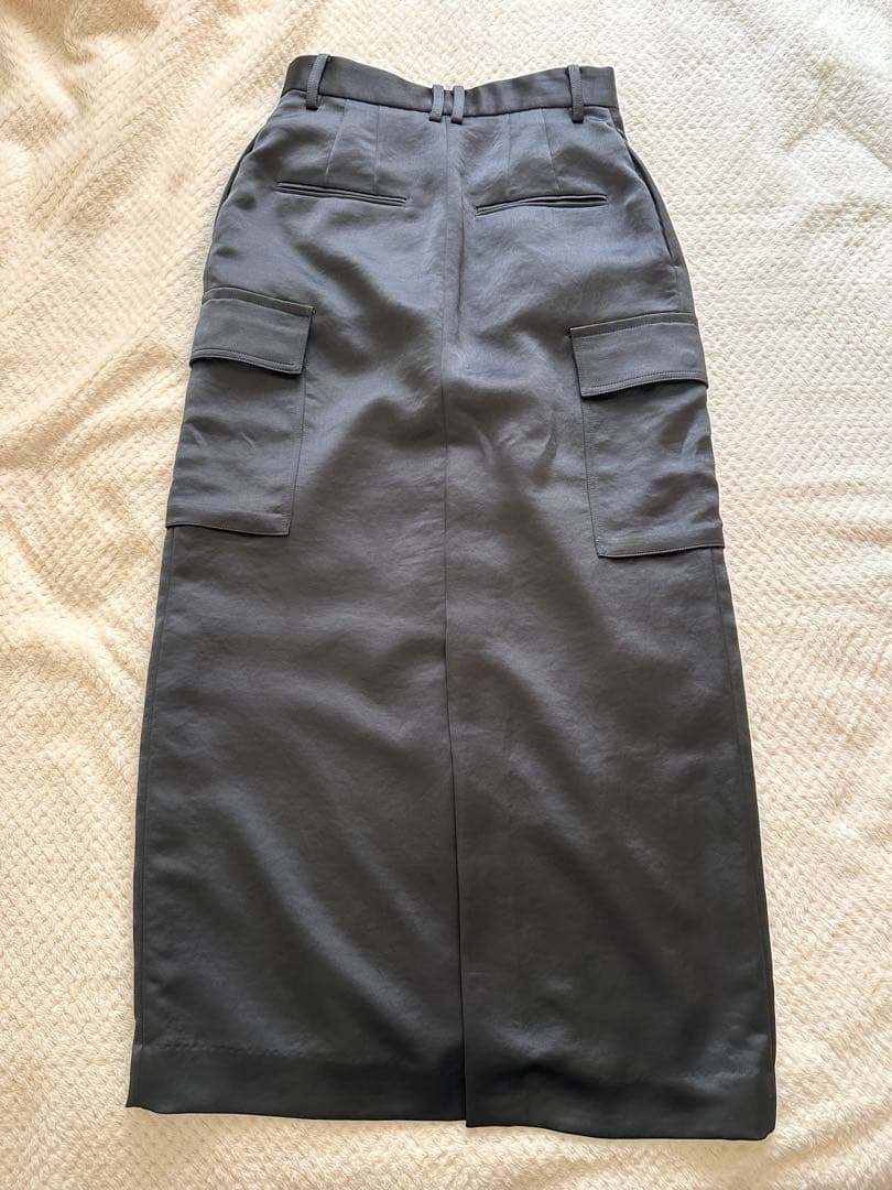 BEAUTY&YOUTH UNITED ARROWS サテン カーゴスカート