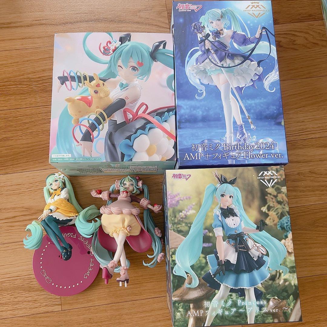 初音ミク AMPフィギュア 5体セットまとめ売り