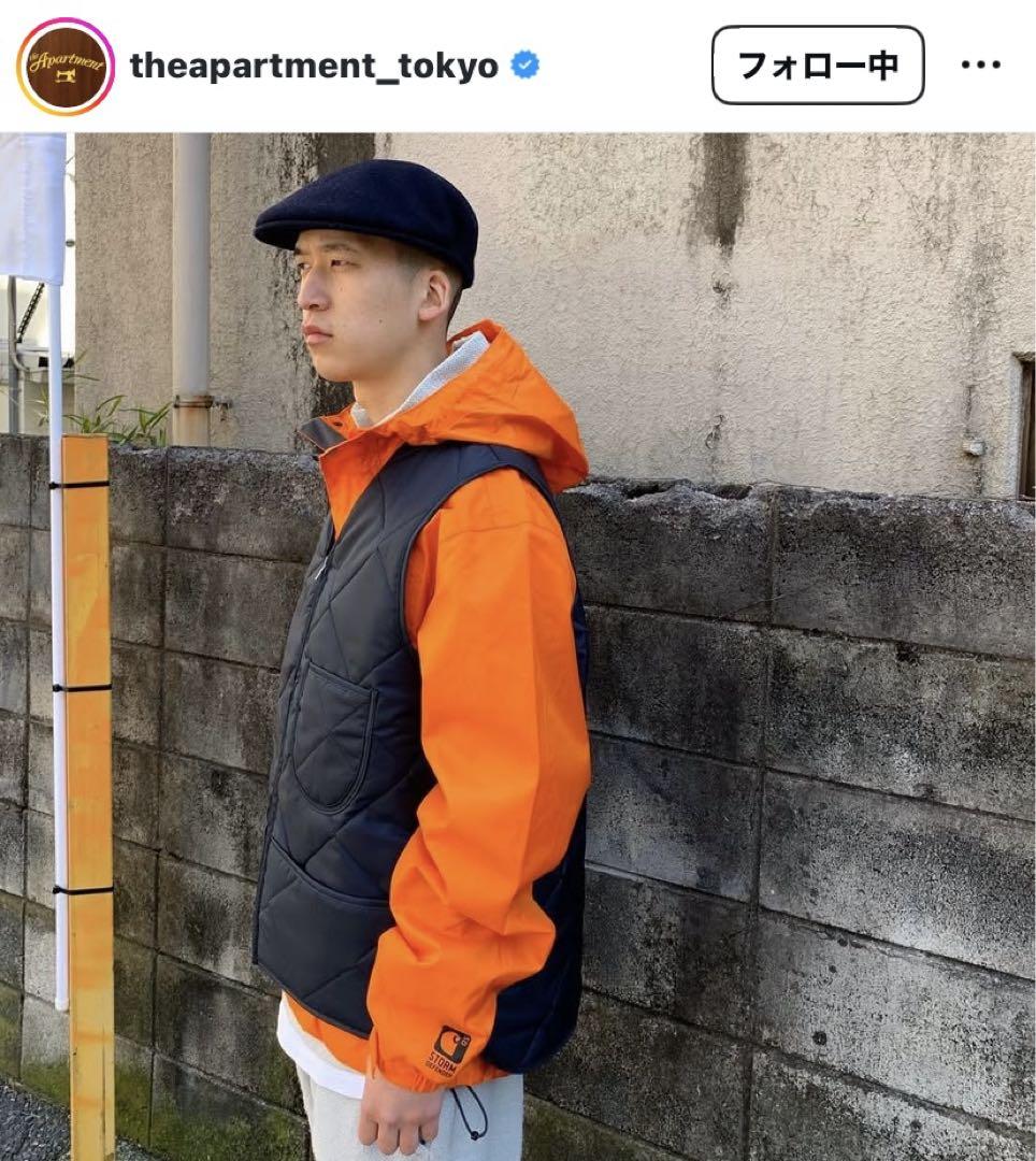 ★値下げ★ SNAP-WEAR キルティングベスト ネイビー