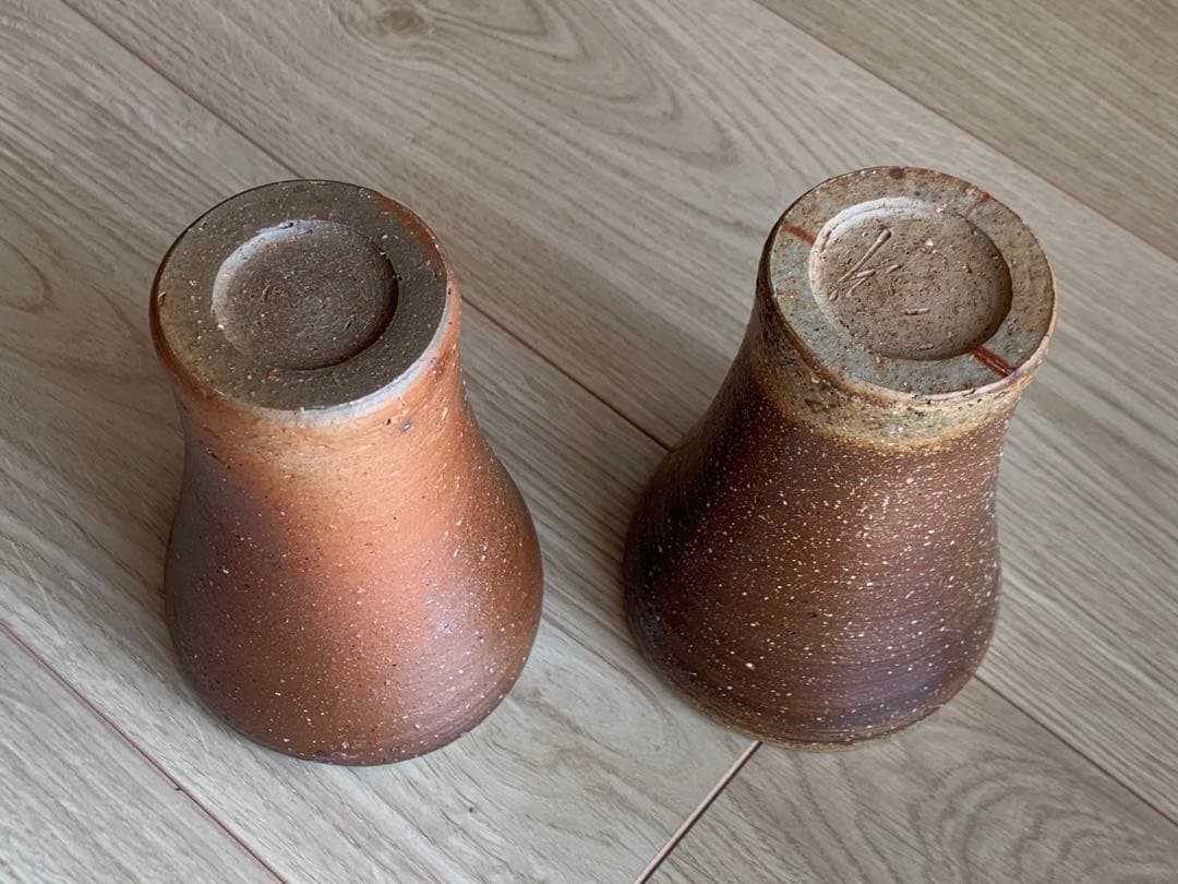 安藤騎虎作　備前焼　タンブラー