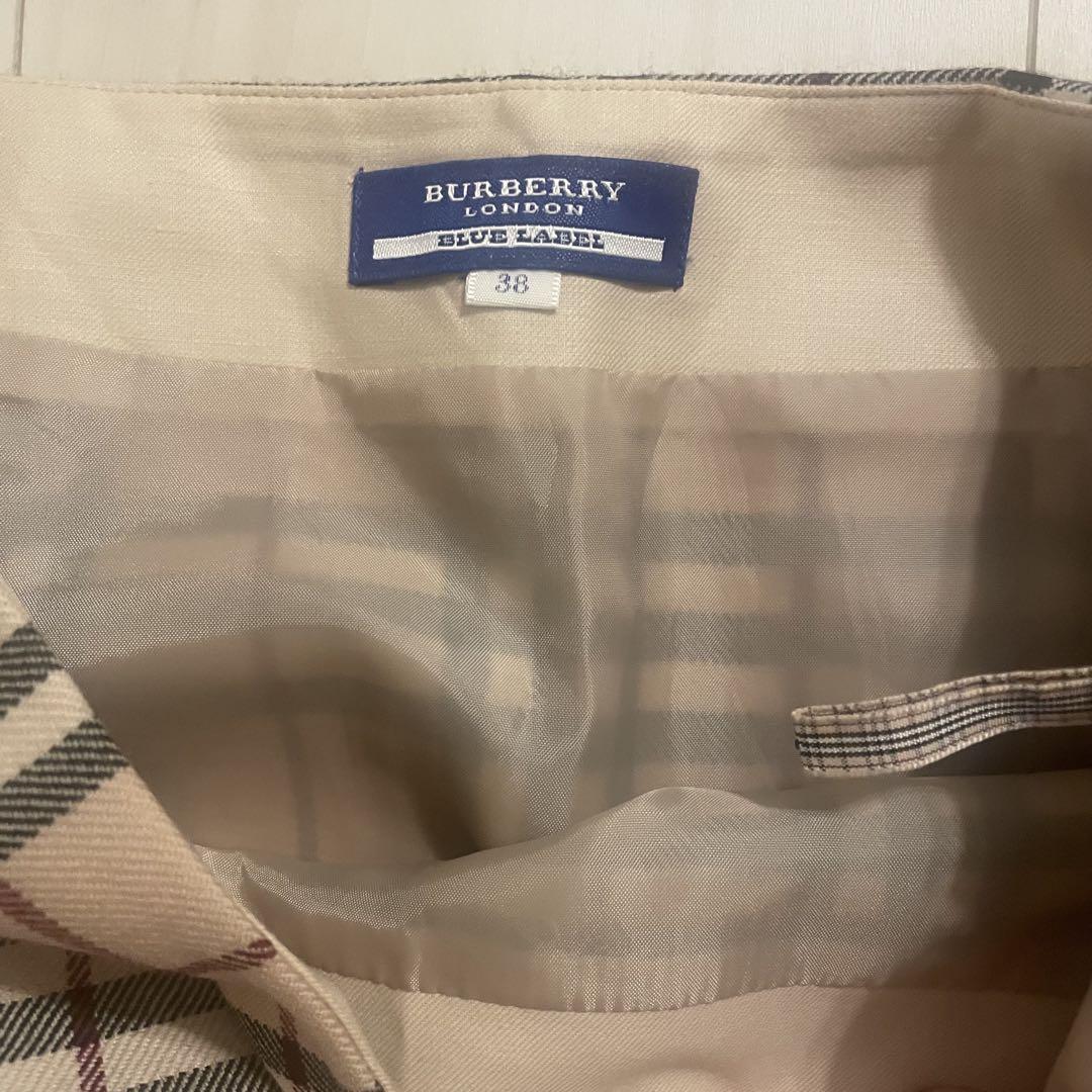 Burberry バーバリーブルーレーベル タイトミニスカート サイズ38