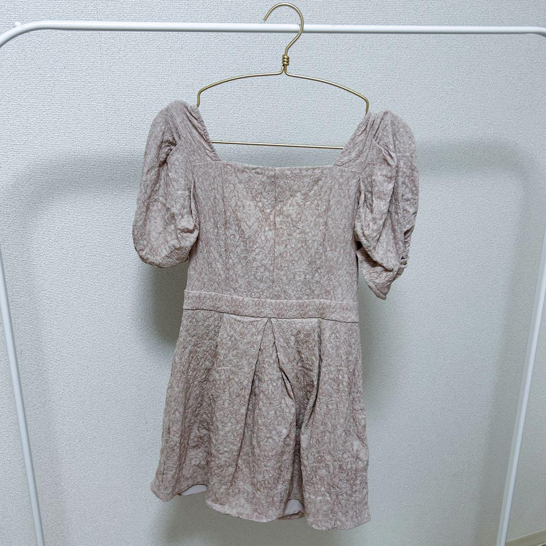 【amerge.】back ribbon JQ onepiece