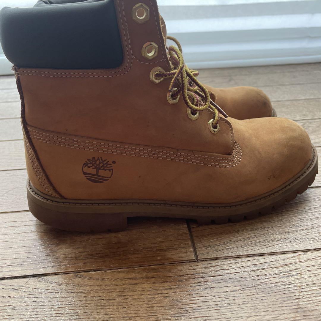 Timberland ブラウン ワークブーツ