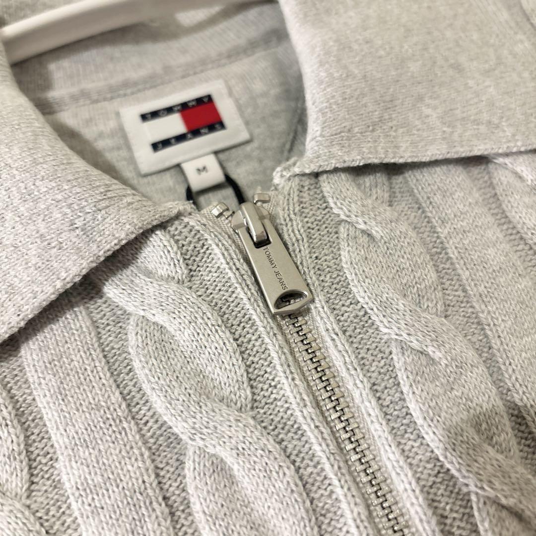 新品TOMMYHILFIGERトミーヒルフィガー2WAYジップアップカーディガン