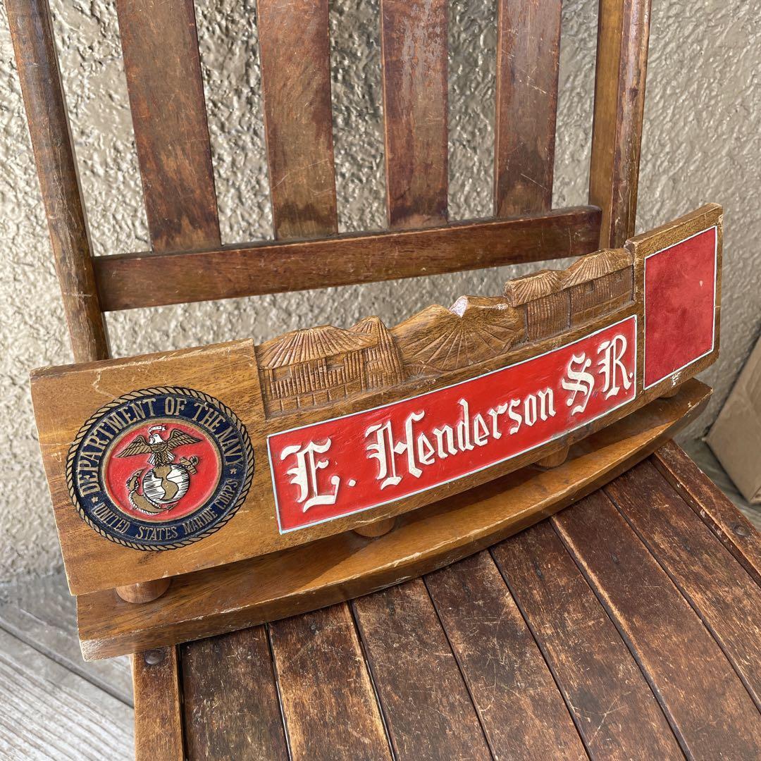 希少品!70's〜NAVY米海軍看板 アメリカUSAヴィンテージインテリア雑貨 画像3