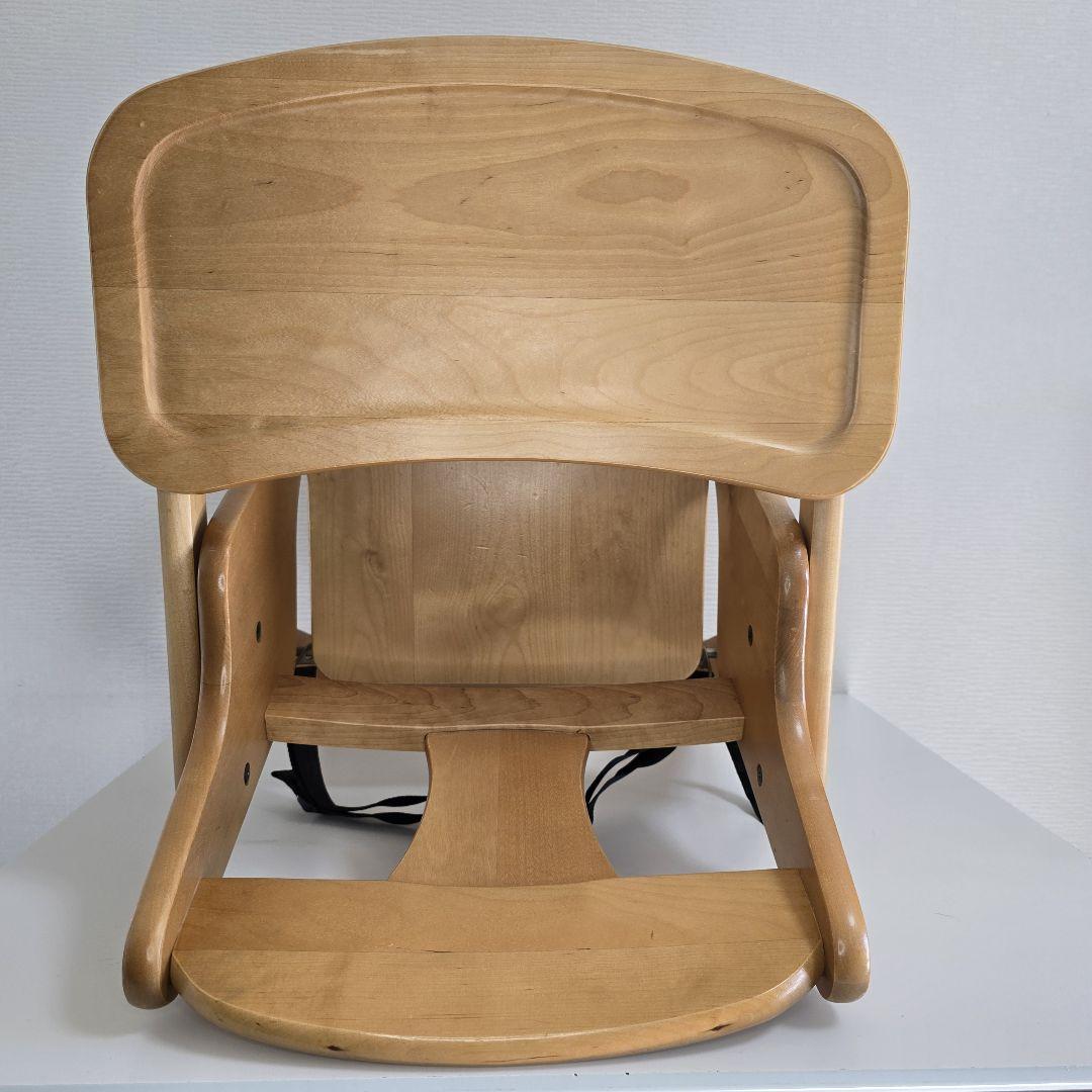 【美品】澤田木工所　木製おりたたみハイ・ローチェア