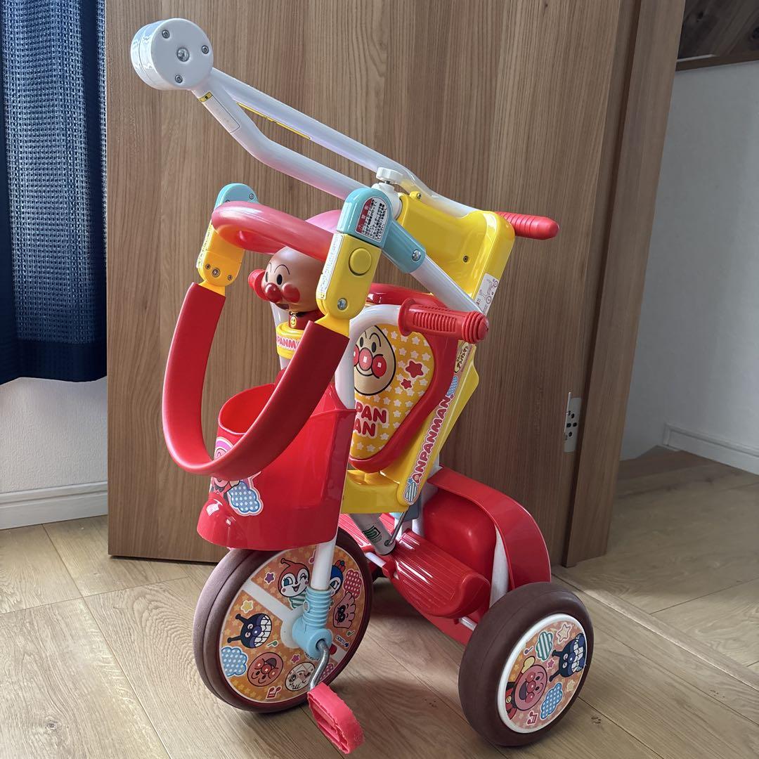 折りたたみ三輪車 アンパンマン オールインワン
