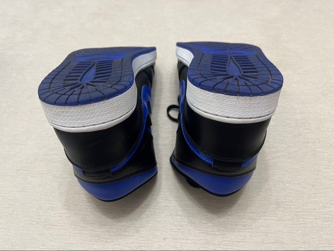 エアジョーダン1 MID ハイパーロイヤル　黒青　28cm【美品】