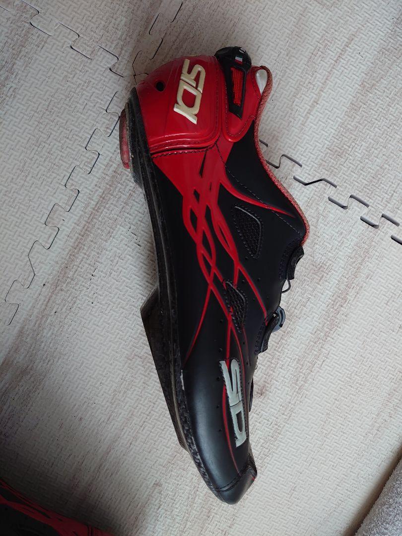 SIDI ショット カラー:マットブラック レッド 9wm26-m60905662908 SHOT シディ 2022在庫