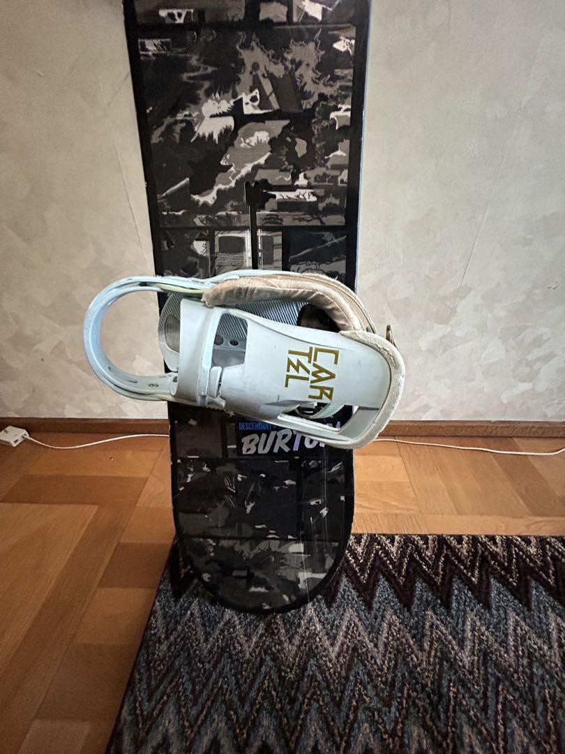 BURTON DESCENDANT 2014 151 & CARTEL M付き