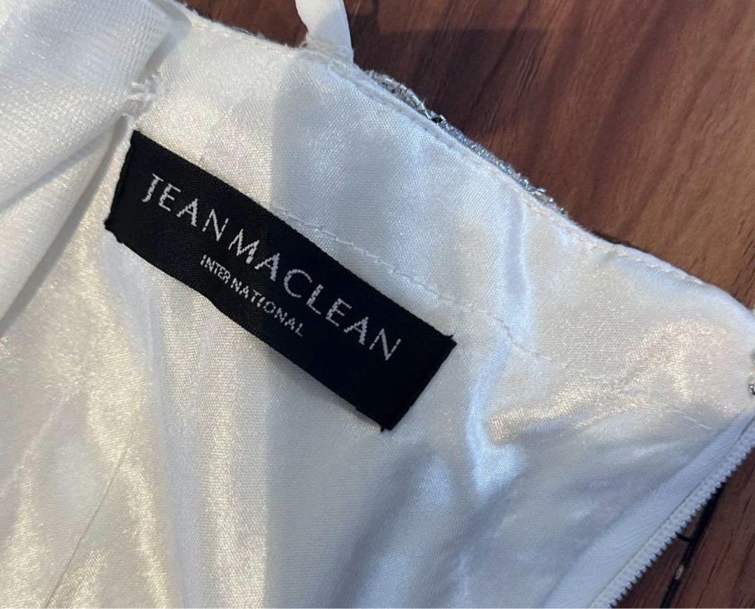 JEAN MACLEAN シルバー フレアドレス