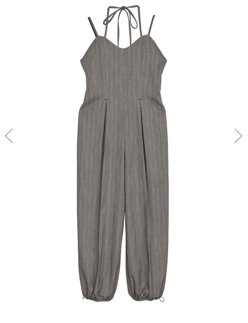 値下げCROSS JACQUARD ROMPERS