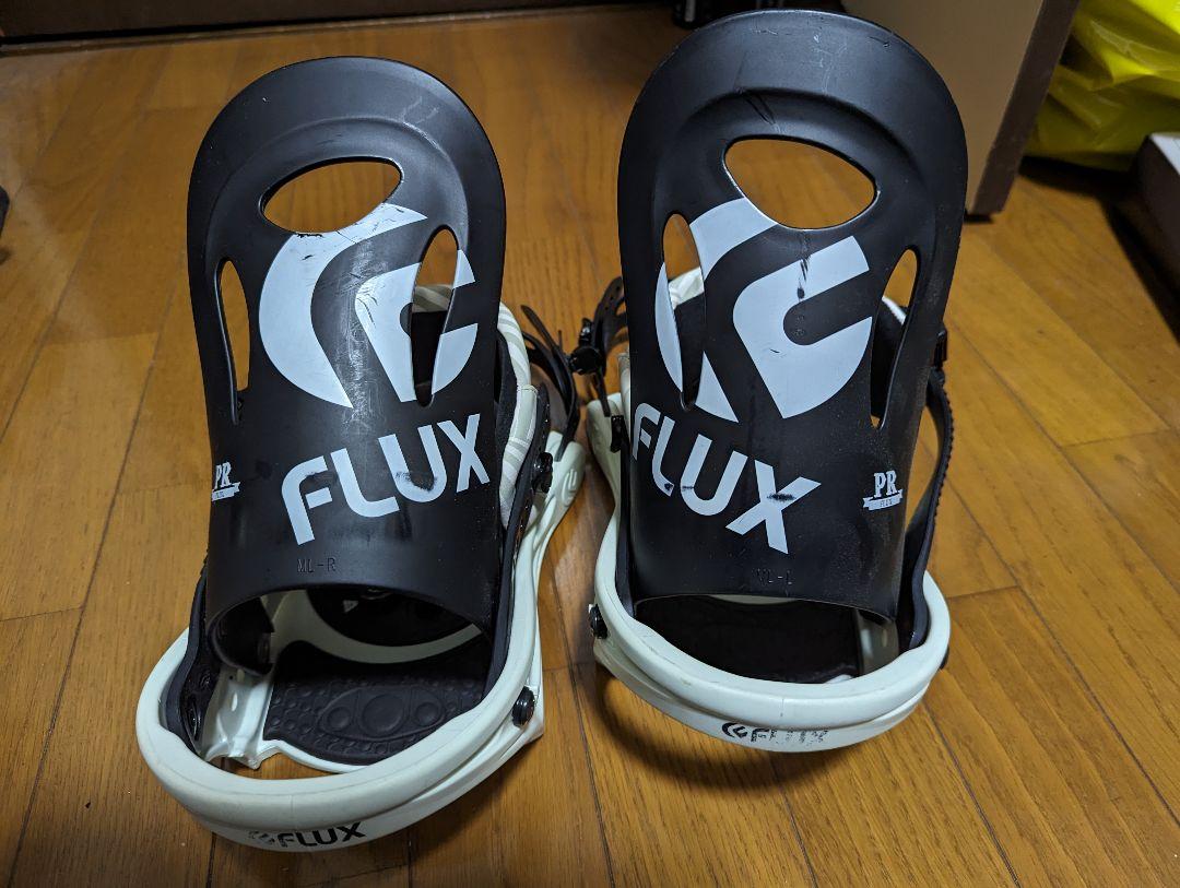 FLUX PR スノーボードビンディング ホワイト/ブラック M