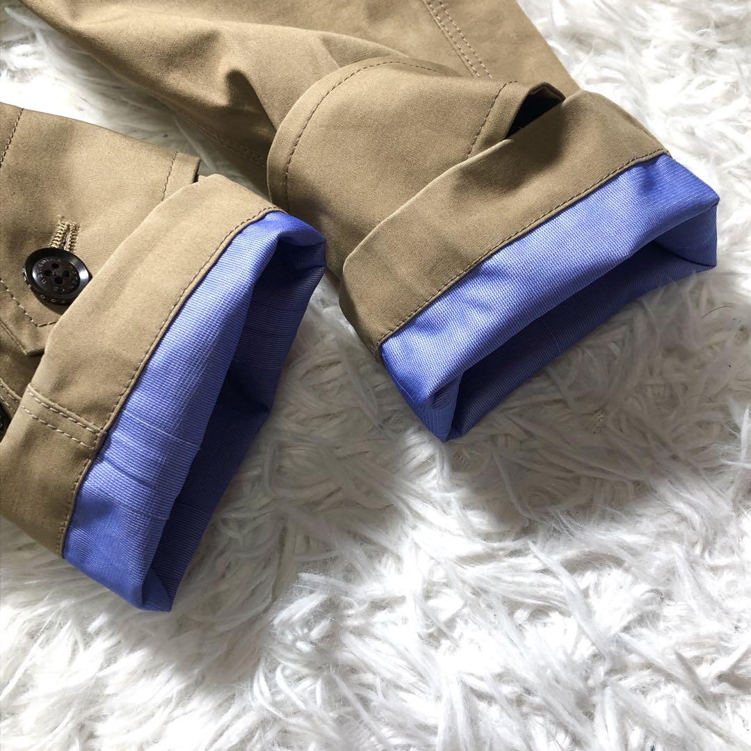 【美品】nanamica ゴアテックス　ステンカラーコート　ベージュ　M 防水