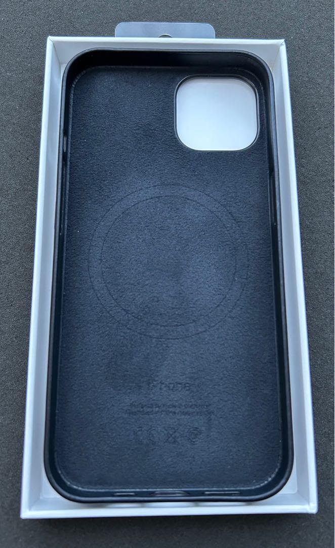 iPhone 13 (PRODUCT)RED100%ほぼ未使用、純正レザーケース
