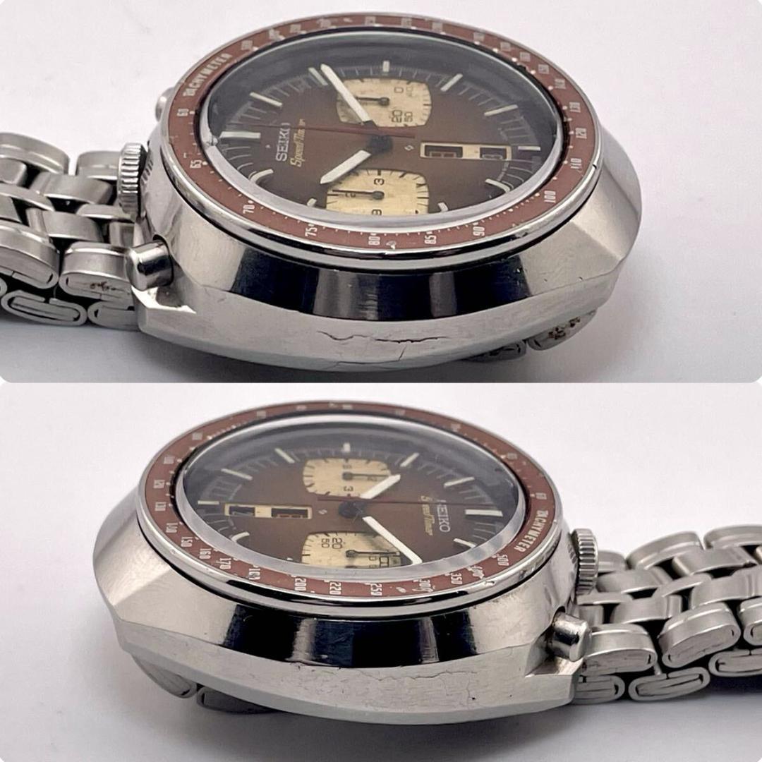 【激レア/稼働】セイコー スピードタイマー 茶馬 6138-0040 腕時計