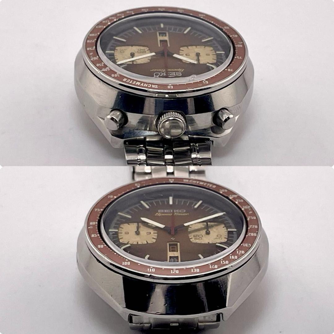 【激レア/稼働】セイコー スピードタイマー 茶馬 6138-0040 腕時計