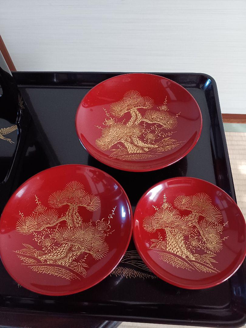 輪島塗　屠蘇器セット　木製