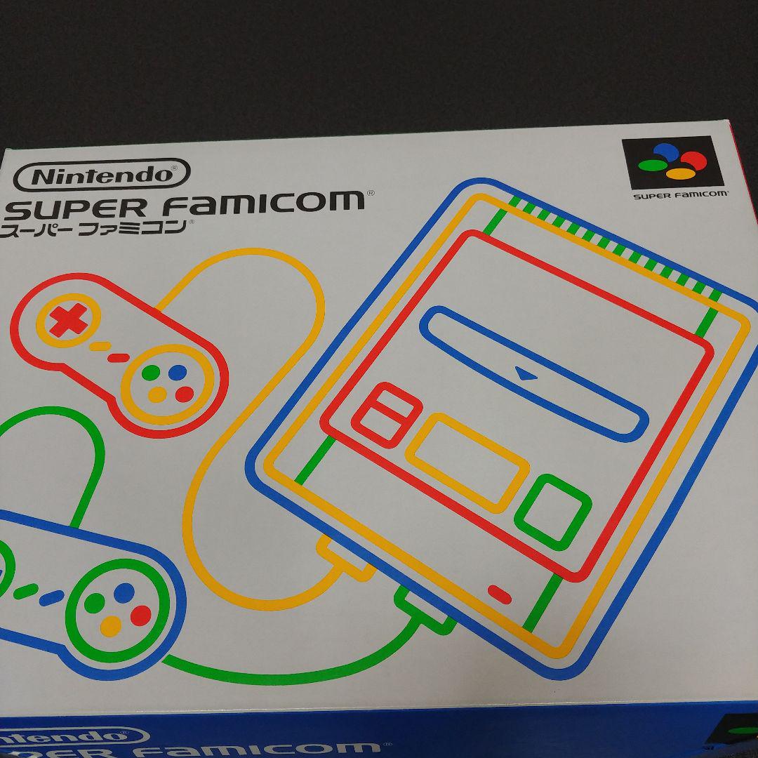 スーパーファミコン本体 SHVC-001＞元箱・取説・ステレオAVケーブル付き