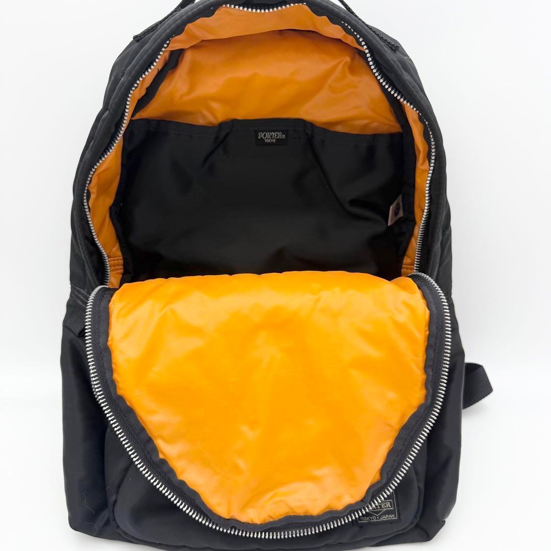希少 極美品 ポーター タンカー リュック デイパック ブラック ナイロン 超人気【最安値】ポーター タンカー バックパック デイパック