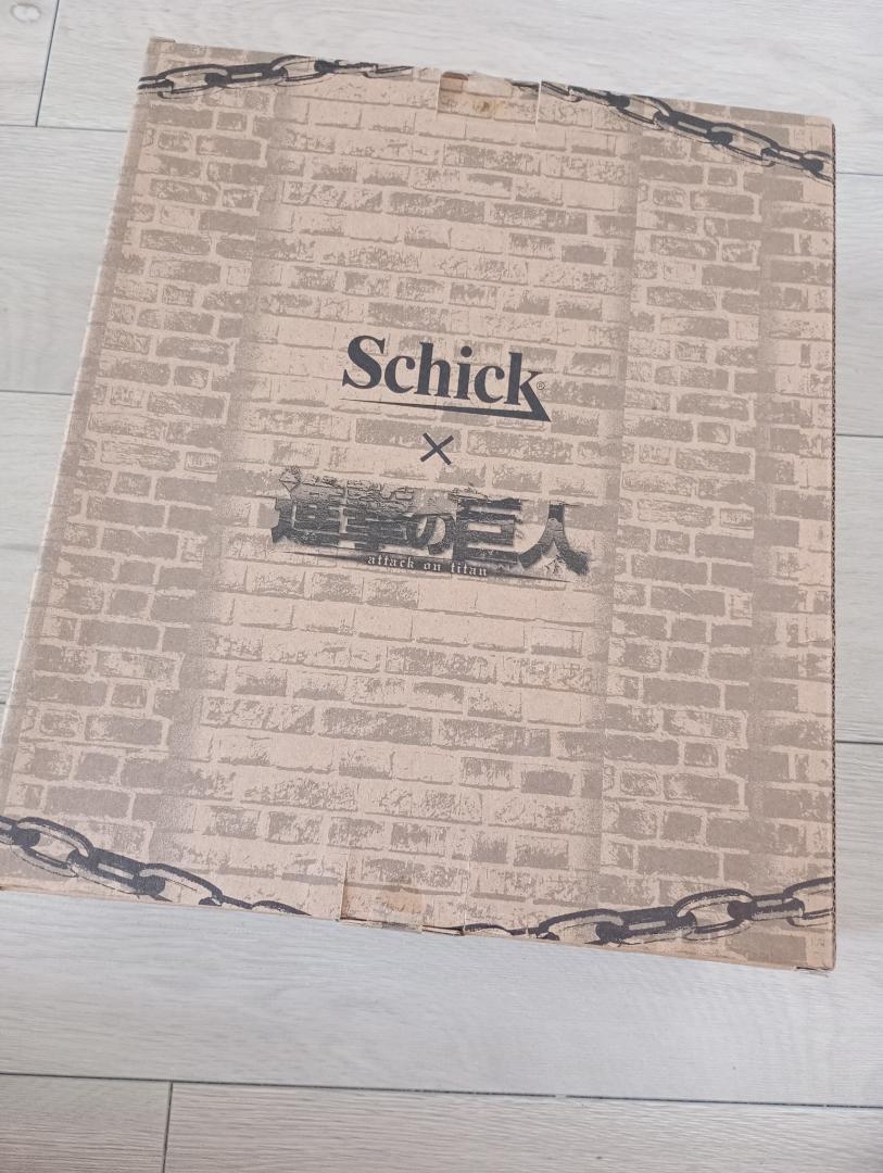 進撃の巨人 Schick 懸賞品 限定ジオラマセット 当選書付き