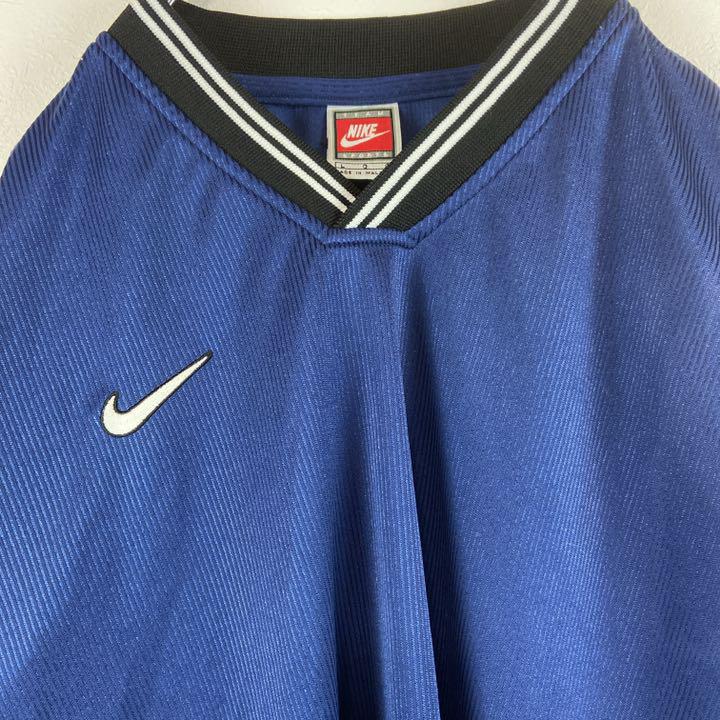 国産最安値 人気ゲームシャツ NIKEワンポイント刺繍リブライン古着ゆるだぼレイヤード⭐︎ RnXwm-m60922351139 最安値国産