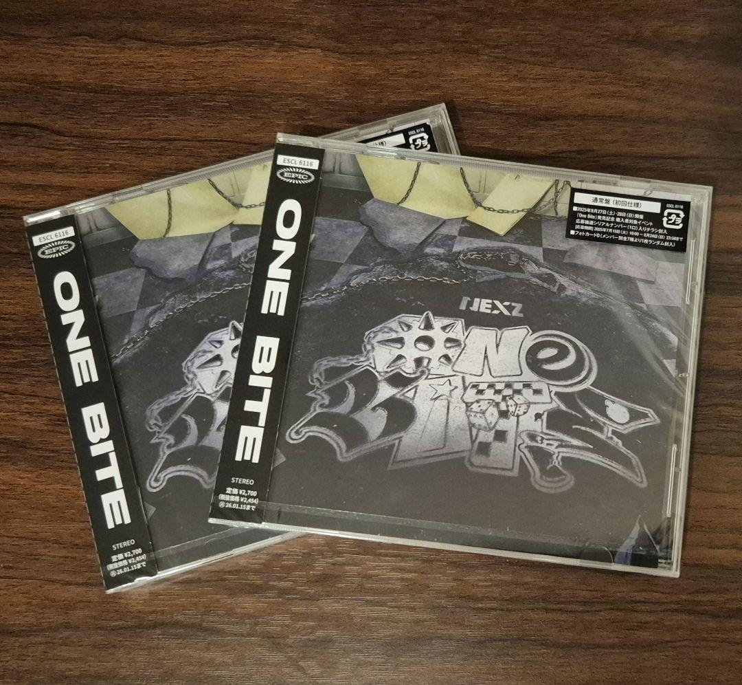 未開封】NEXZ ONE BITE 通常盤 2枚セット シリアル付き - メルカリ