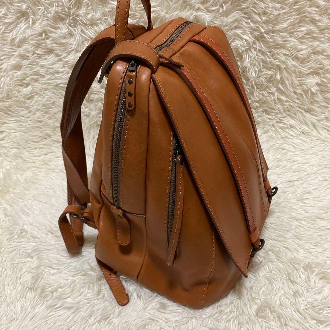 非常に高い品質非常に高い品質 クラシコS 本革リュックサック キャメル