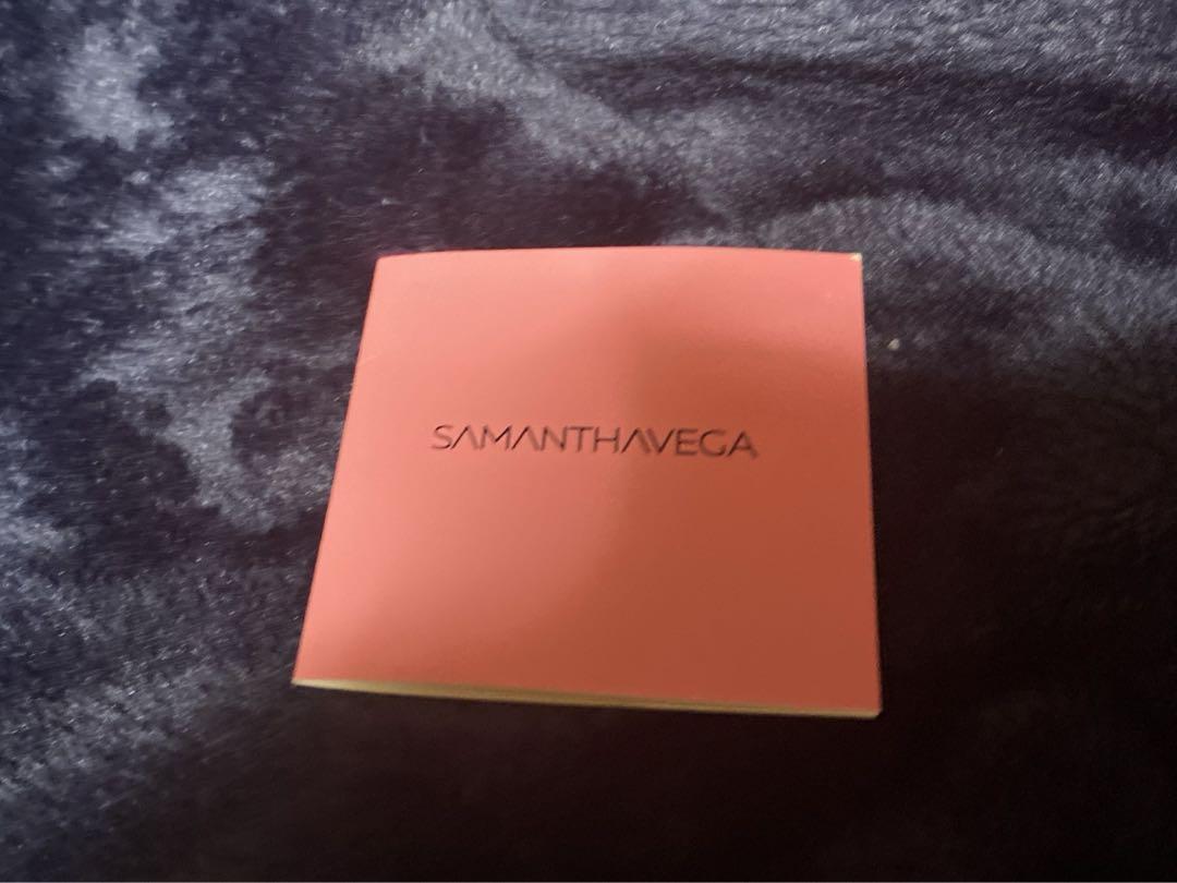 SAMANTHAVEGAピンク チェック 2wayバック レターデザイン