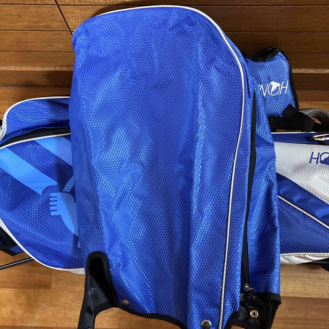HONMA ゴルフバッグ 青:軽量スタンド式