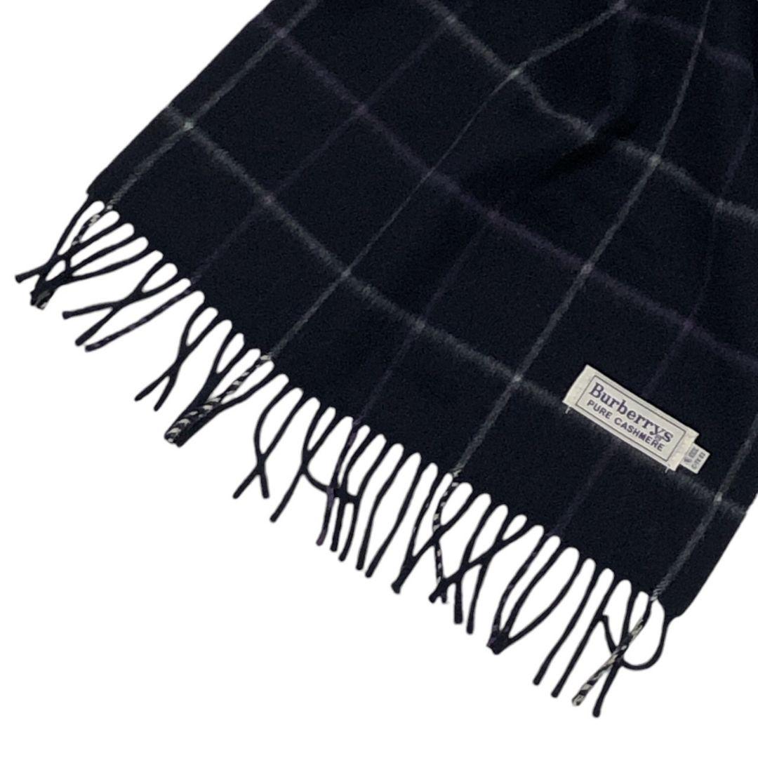 【極美品 カシミア100%】Burberrys バーバリー チェック柄 マフラー