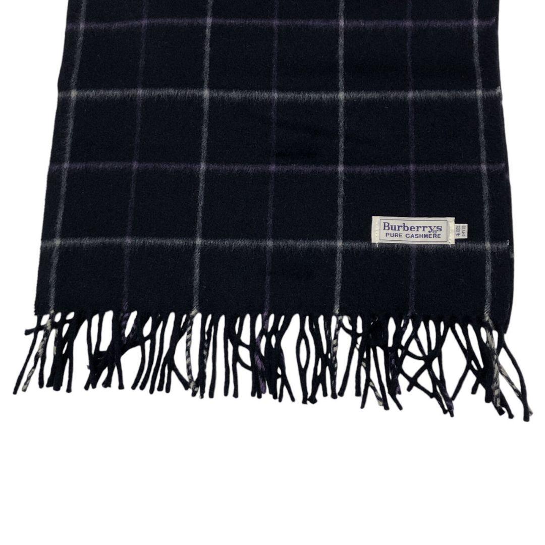【極美品 カシミア100%】Burberrys バーバリー チェック柄 マフラー