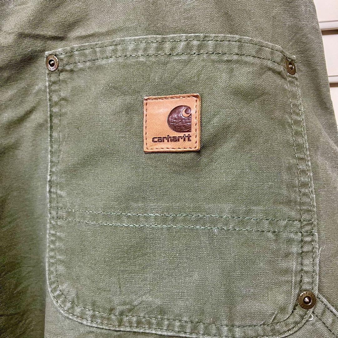 超特価激安の商品をすべて ダブルニー 【希少】Carhartt シ*ー様 ペインター 3 グリーン パンツ パンツ