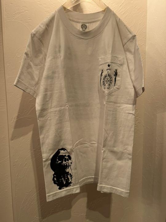 新品未使用 新作 クロムハーツ FOTI マルチカラーTシャツ 白