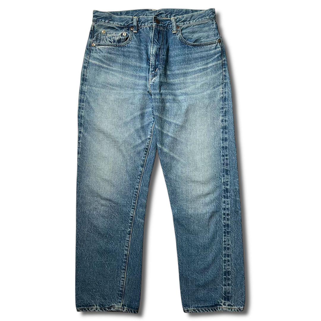 極美品 WAREHOUSE セコハン 1105 34 セルビッジ デニム パンツ