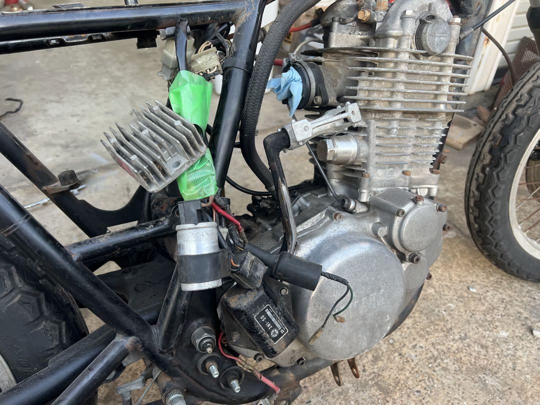 sr500 エンジン実動