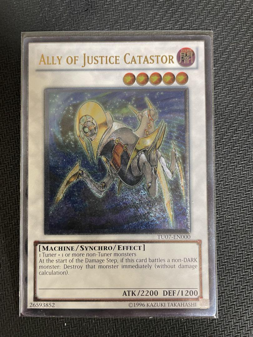 遊戯王 英語版　Ａ・Ｏ・Ｊ カタストル　レリーフ 遊戯王 AOJカタストル 英語版 シークレット U2 - メルカリ