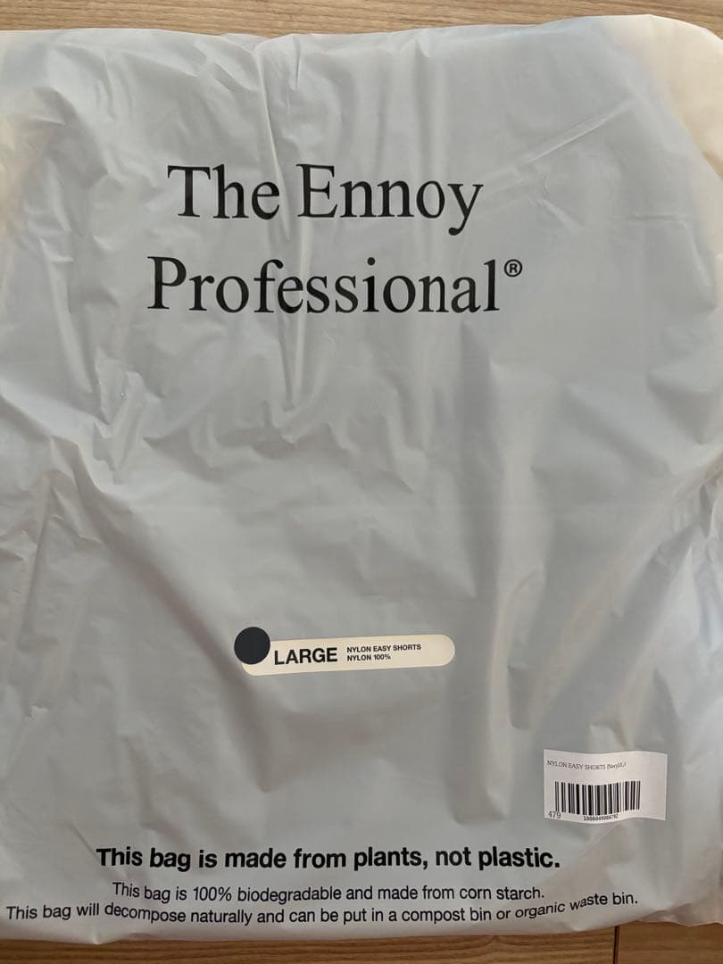 【新品/未開封】ENNOY ショートパンツNAVY L