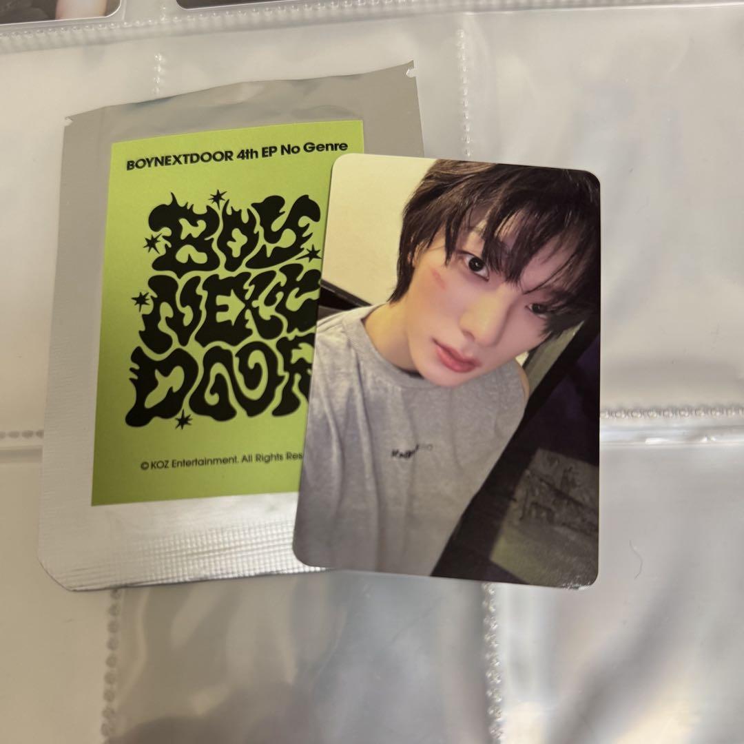 BOYNEXTDOOR ソンホ　サノク　トレカ イハ BOYNEXTDOOR WHO! ラキドロ 当選 ソンホ サノク トレカ 2枚 K