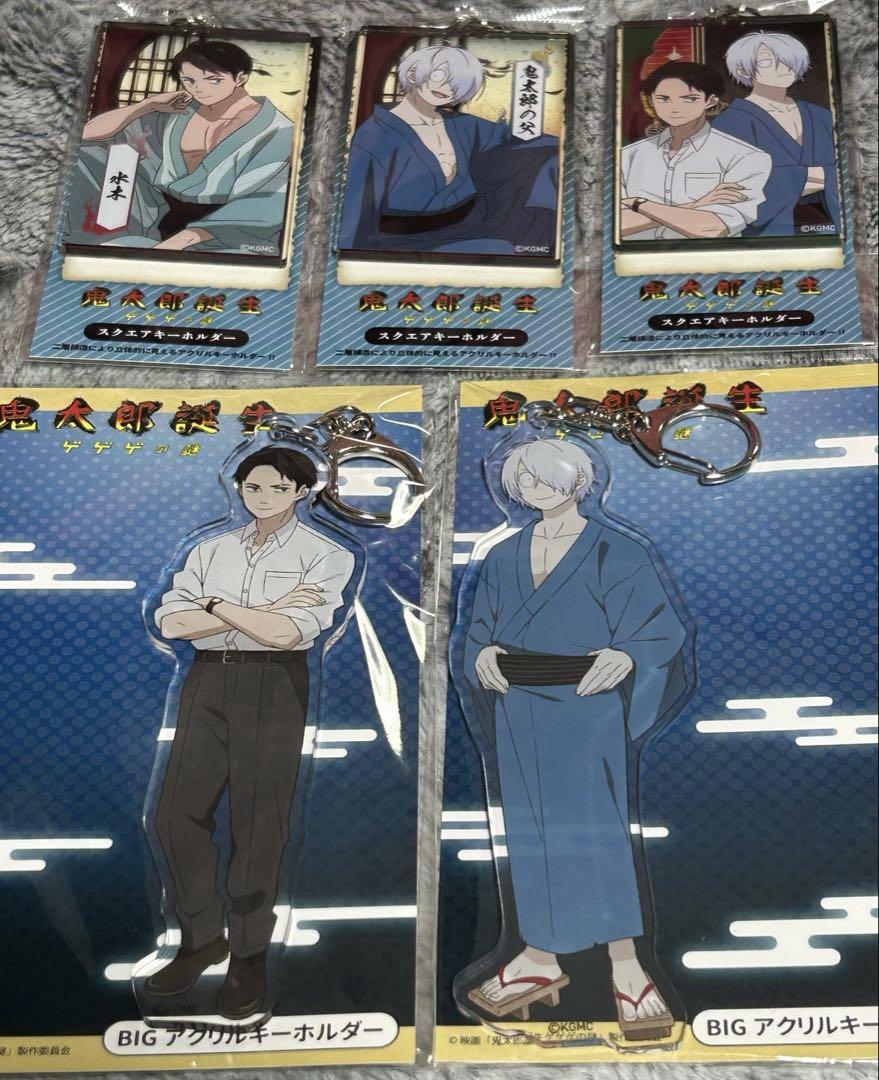 ゲゲゲの謎 水木 鬼太郎の父 ゲゲ郎 アクリルキーホルダー スクエアキーホルダー