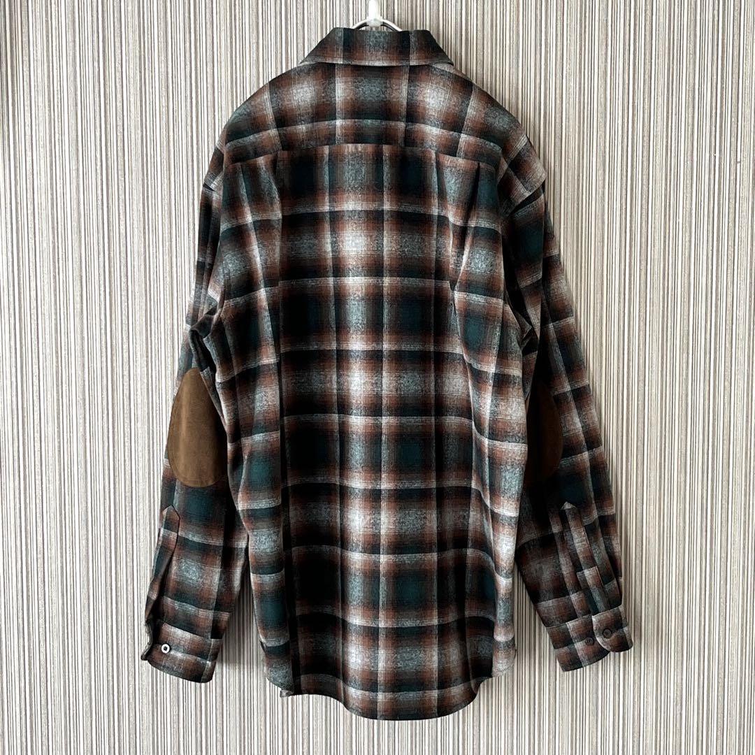 好配色】pendleton ウールシャツ L USA製 1994 TRAIL