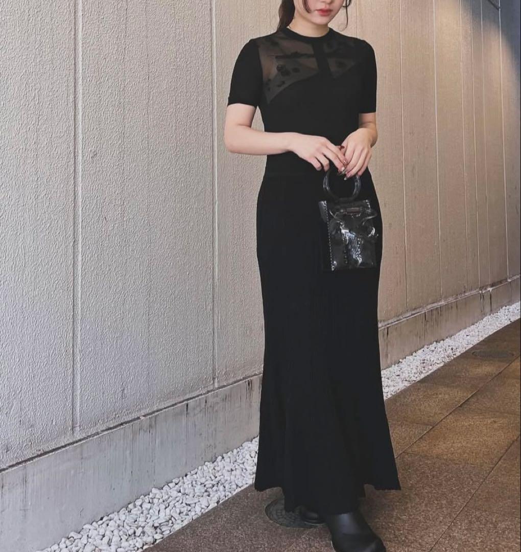 mame kurogouchi マメクロゴウチ　ニットワンピース　サイズ2