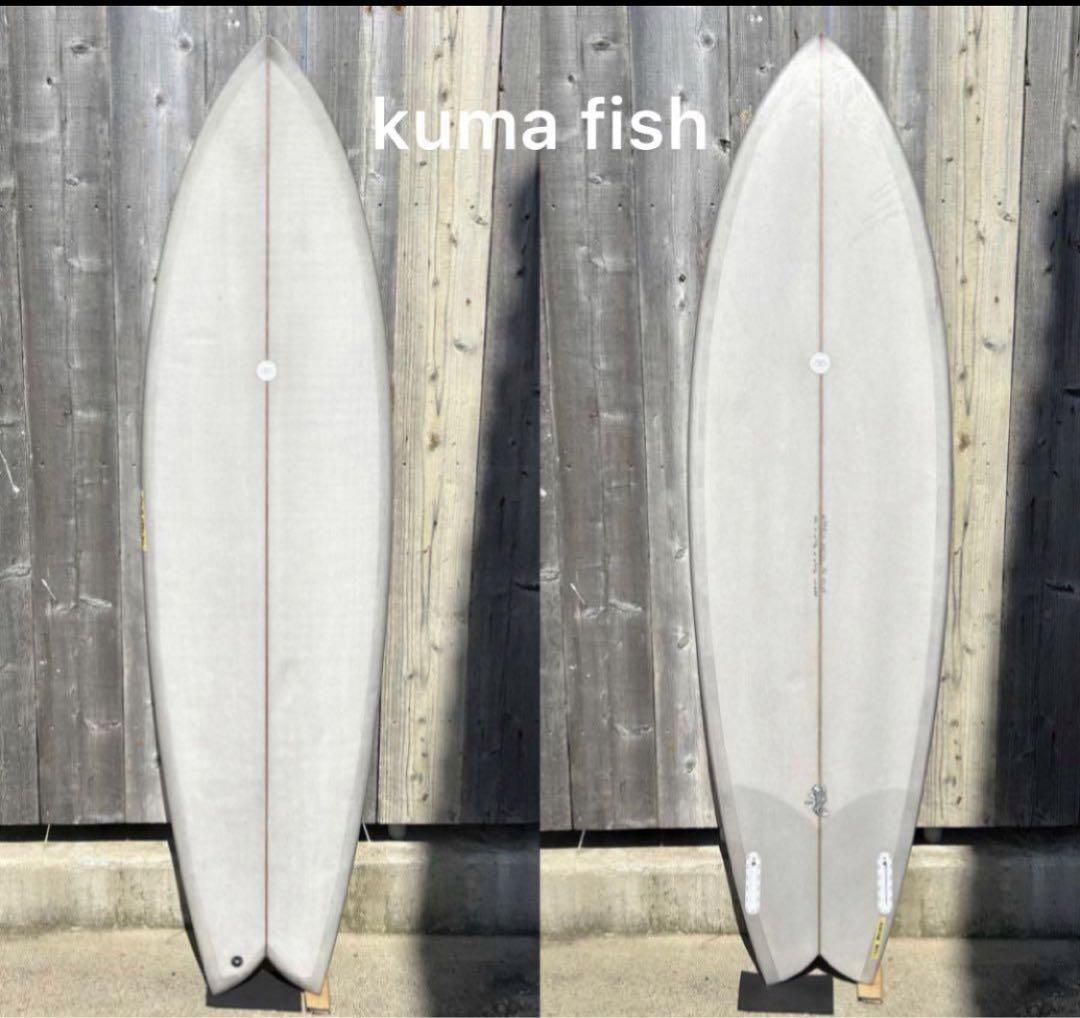 クマフィッシュ kuma fish ツイン フィッシュ ミッドレングス ショート 画像1