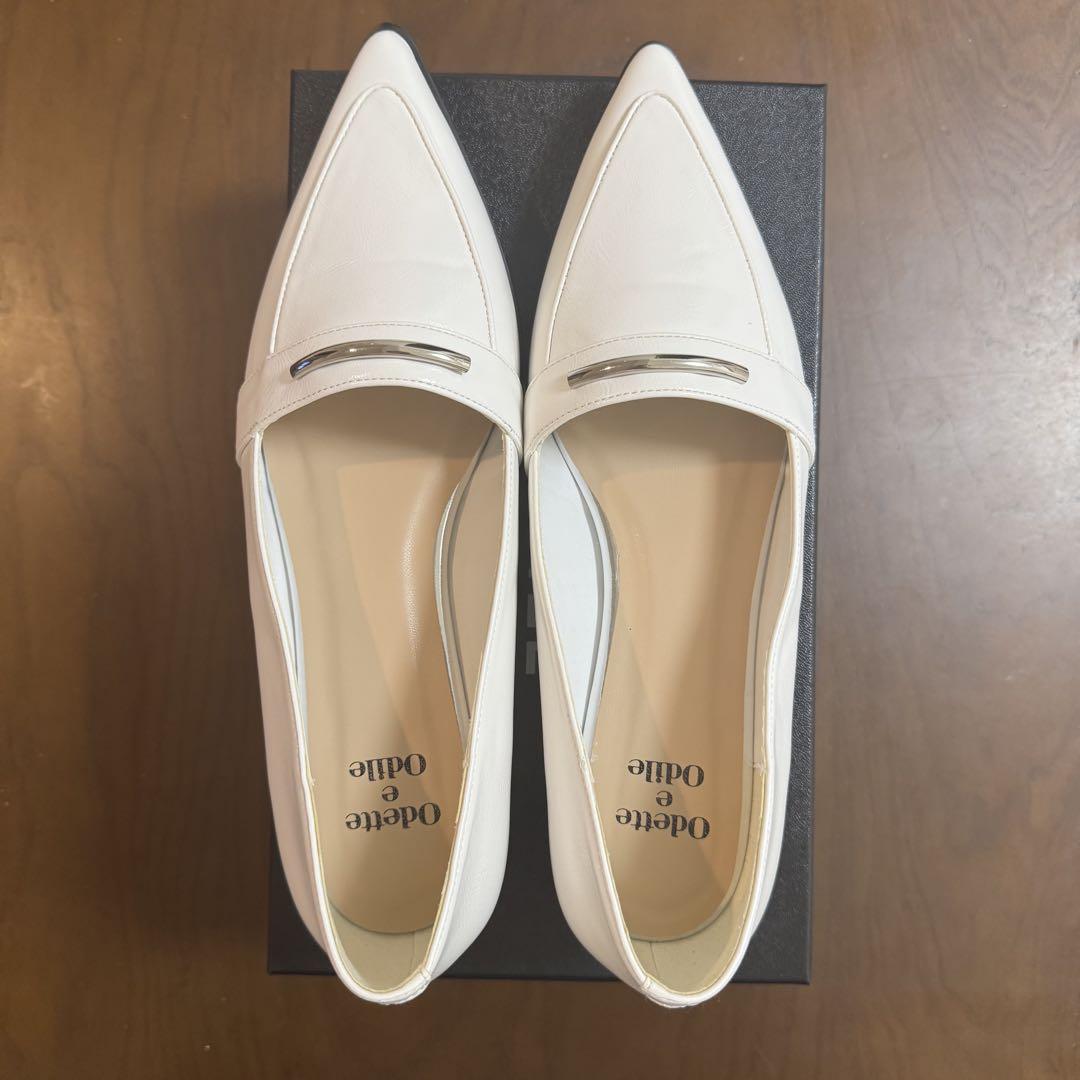 ODETTE E ODILE ポインテッドトゥローファー ODETTE E ODILE｜R ポインテッドモカ フラット20