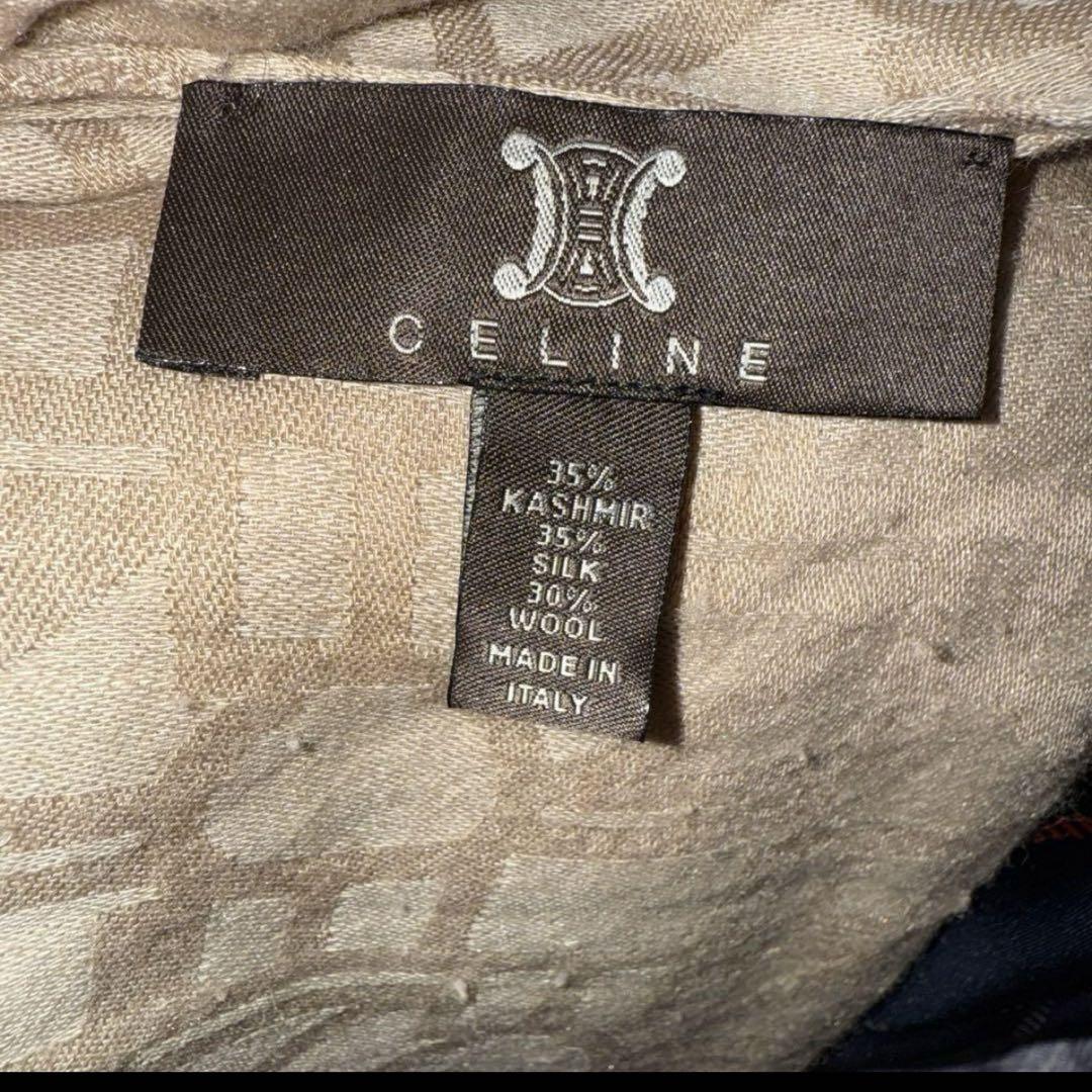 ブランド一覧 | ワールド オンラインストア 美品 CELINE ロゴ シルク カシミヤ ストール セリーヌ 小物