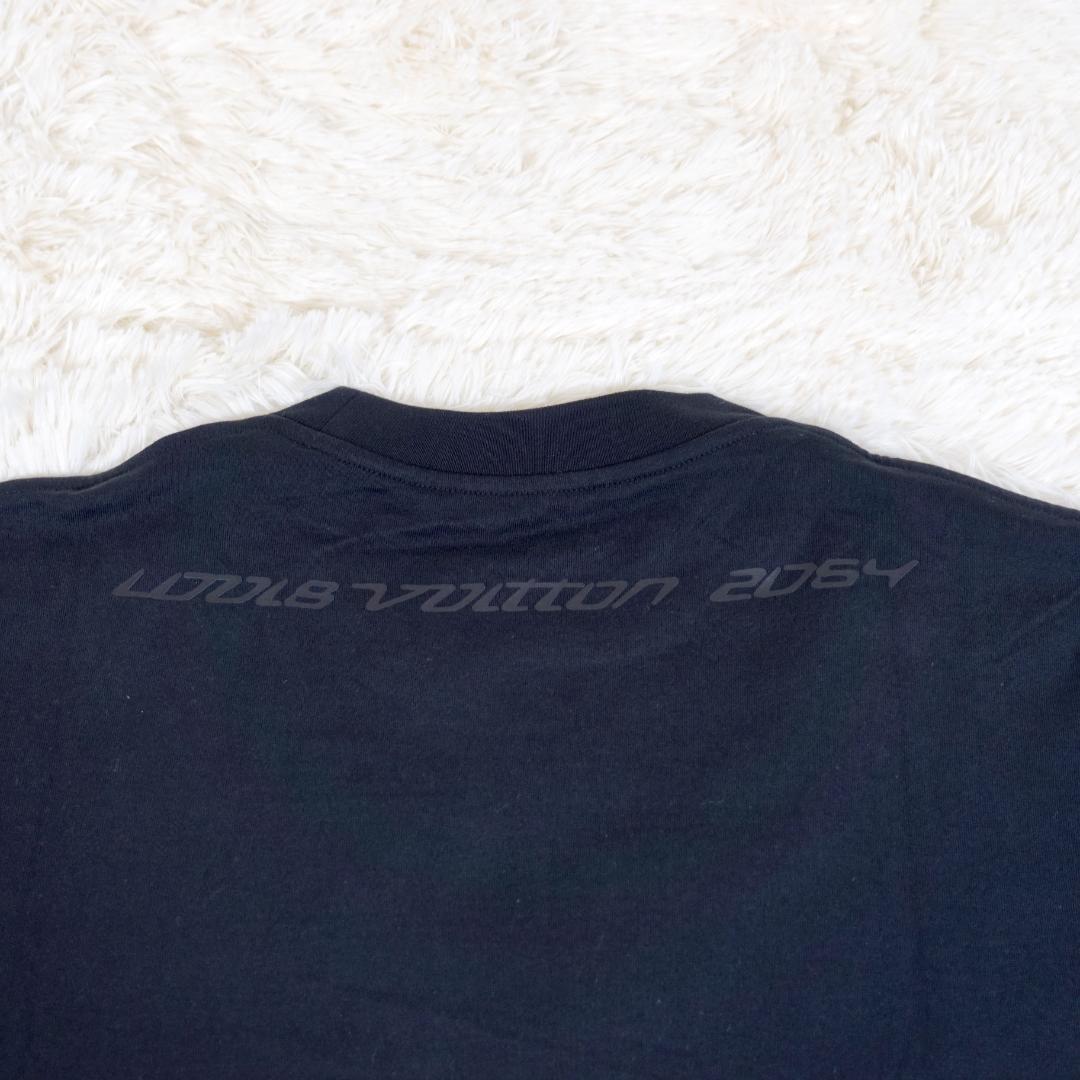 【未使用品】ルイヴィトン Tシャツ 黒 テルモヒート リアクティブプリント M