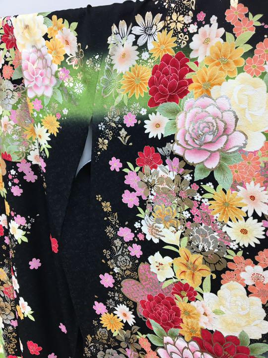 最安値在庫 振袖 銀通し 紋意匠 身丈177cm トールサイズ Ca0Z5-m60942858991 豪華 金駒 金彩 人気定番定番