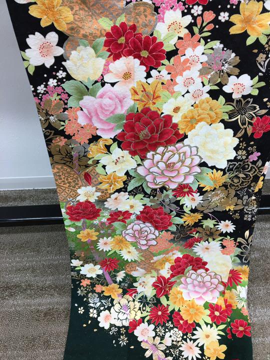 最安値在庫 振袖 銀通し 紋意匠 身丈177cm トールサイズ Ca0Z5-m60942858991 豪華 金駒 金彩 人気定番定番