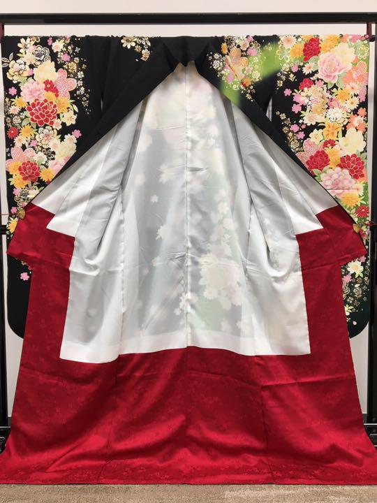 最安値在庫 振袖 銀通し 紋意匠 身丈177cm トールサイズ Ca0Z5-m60942858991 豪華 金駒 金彩 人気定番定番